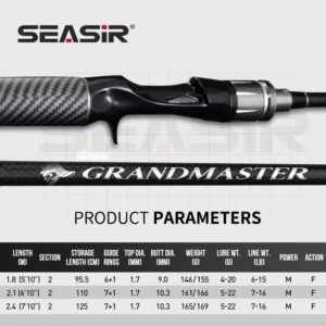 Seasir Grandmaster Spining & Casting Fihsing Rod