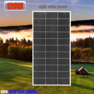 Rigid Solar Panel Glass Solar Cell Power