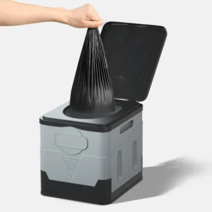 1 Roll 12pcs Camping Toilet Garbage Bag Disposable